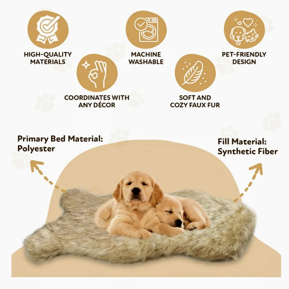 Precious Tails Black Level de Luxe Dog Mat